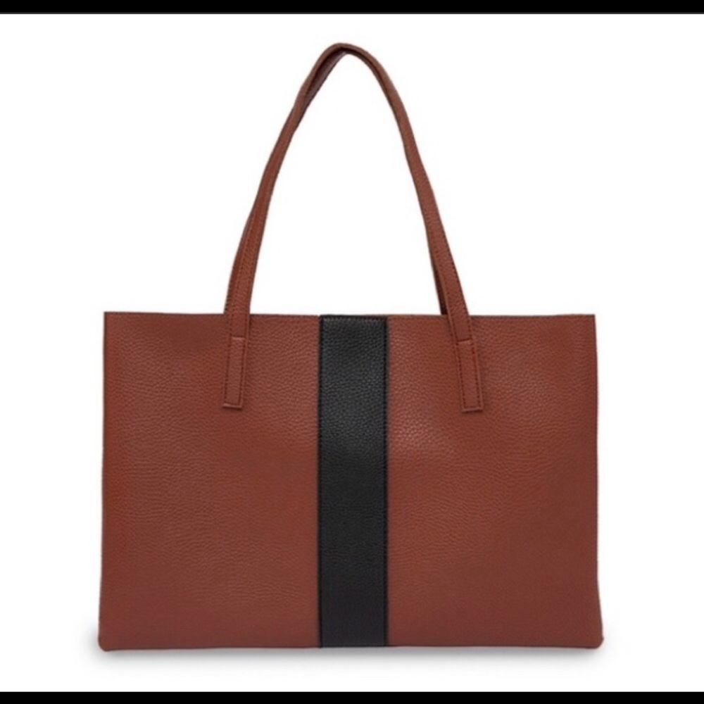 NWT Vince Camuto Brown and Black Tote